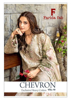 Farida Chevron Vol 19 Readymade Cotton Kurti Set Collection