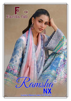 Farida Ramsha Nx Readymade Lawn Cotton Karachi Kurti Set
