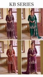 Fenny Beads Vol 2 Rangoli Crush Sequence Worked Salwar Kameez