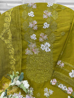 Florent 1053 Cambric Cotton With Embroidered Salwar Kameez