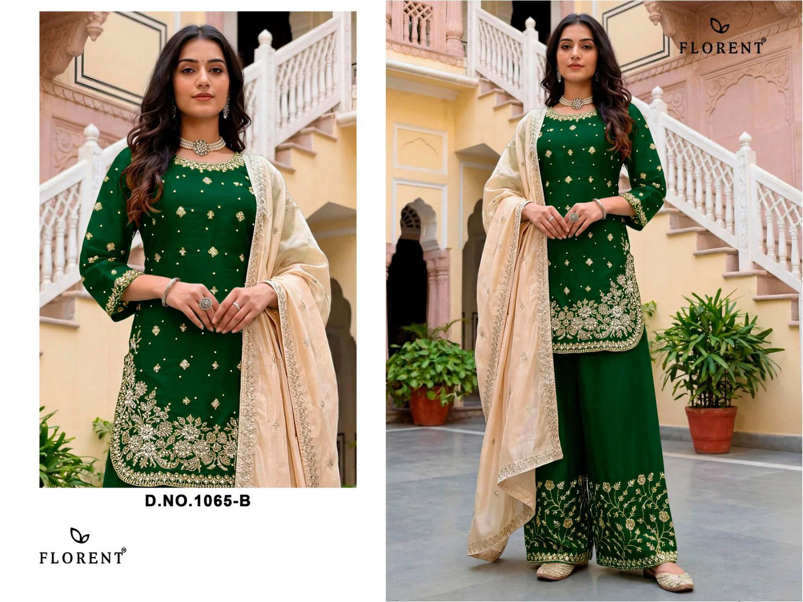 Florent 1065 A To D Jimmy Choo Embroidered Salwar Kameez