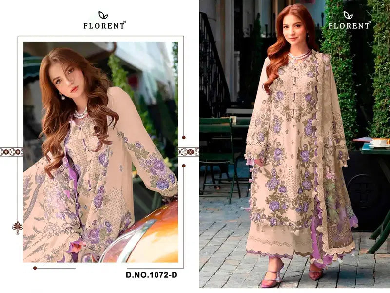 Florent 1072 A To D Cambric Cotton Salwar Kameez Collection