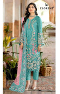 Florent 1073 A To D Chiffon Heavy Embroidered Salwar Kameez