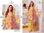 Florent 1077 A To D Cambric Cotton Embroidered Salwar Kameez