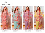 Florent 1077 A To D Cambric Cotton Embroidered Salwar Kameez