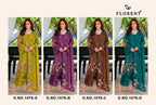 Florent 1078 A To D Cotton With Embroidery Pakistani Salwar Kameez