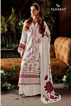 Florent 1084 A To D Cambric Cotton Embroidered Salwar Kameez Collection