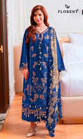 Florent 1093 A To D Cambric Cotton Embroidered Salwar Kameez