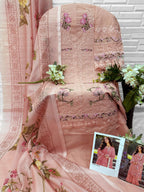 Florent 1096 A To D Cambric Cotton Embroidered Salwar Kameez