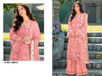 Florent 1096 A To D Cambric Cotton Embroidered Salwar Kameez