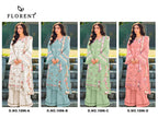 Florent 1096 A To D Cambric Cotton Embroidered Salwar Kameez