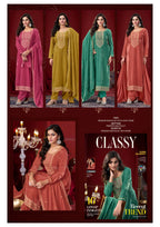 Four Dots Classy Velvet With Work Salwar Kameez