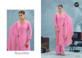 Four Dots Riona Muslin With Applique Work Dress Material