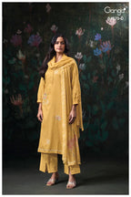 Ganga Amary 4870 Cotton Satin Embroidered Salwar Kameez