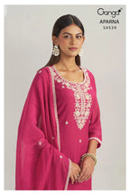 Ganga Aparna 4539 Banarasi Mul Beads Embroidered Salwar Kameez