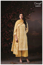Ganga Avensa 4852 Cotton Printed With Hand Worked Salwar Kameez Collection