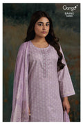 Ganga Baanu 4889 Cotton Printed With Embroidered Salwar Kameez Collection