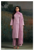 Ganga Baanu 4889 Cotton Printed With Embroidered Salwar Kameez Collection
