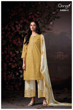 Ganga Bithia 4880 Cotton Embroidered Salwar Kameez Collection