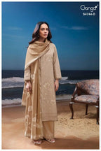 Ganga Bivana 4744 Cotton Embroidered Salwar Kameez