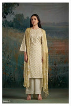 Ganga Cahana 4892 Cotton Print Embroidered Salwar Kameez