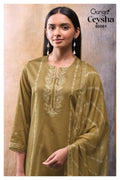Ganga Ceysha 5061 Cotton Satin Print WIth Hand Work Salwar Kameez