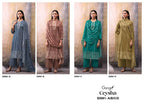 Ganga Ceysha 5061 Cotton Satin Print WIth Hand Work Salwar Kameez