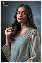 Ganga Chrysa 5022 Bemberg Habutai Silk Embroidered Salwar Kameez