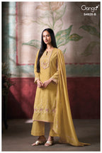 Ganga Ciraa 4298 Pure Bemberg Mul Embroidered Salwar Kameez