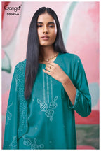 Ganga Cressa 5045 Cotton Satin Printed Salwar Kameez Collection