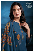 Ganga Crisa S 4331 Cotton Satin Hand Embroidered Salwar Kameez