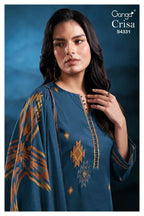 Ganga Crisa S 4331 Cotton Satin Hand Embroidered Salwar Kameez