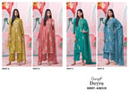 Ganga Deyra 5057 Cotton Satin Print Hand Work Salwar Kameez Collection