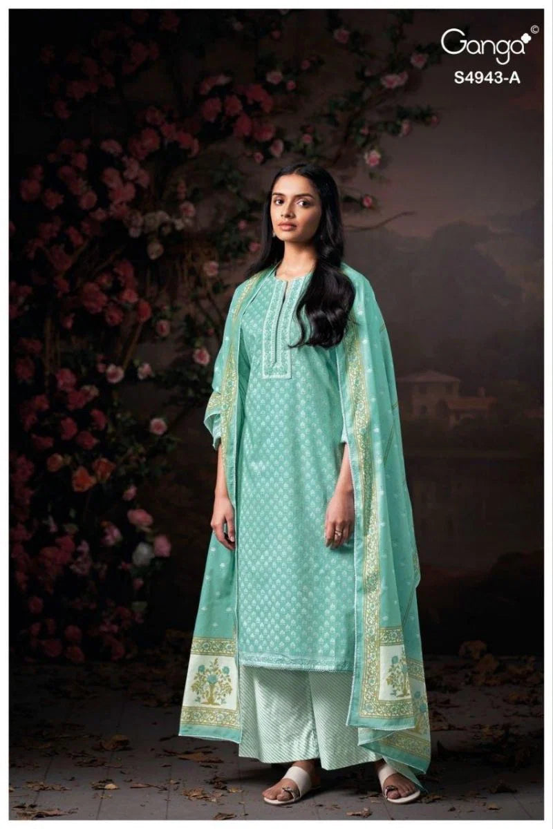 Ganga Elyndra 4943 Cotton Printed Salwar Kameez