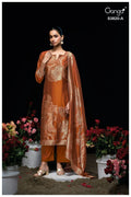 Ganga Enole 3820 Viscose Woven Silk Jacquard Work Salwar Kameez