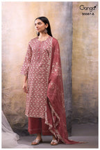 Ganga Faelyn 5087 Cotton Satin Embroidered Salwar Kameez