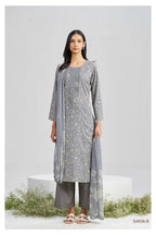 Ganga Faliha 4836 Cotton Embroidered Patches Salwar Kameez