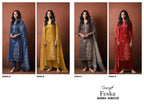 Ganga Feska 4584 Cotton Satin Handworked Salwar Kameez Collection