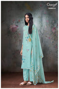 Ganga Fiyara 4983 Cotton Embroidered Salwar Kameez