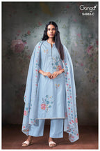 Ganga Fiyara 4983 Cotton Embroidered Salwar Kameez