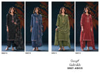 Ganga Gulrukh 5027 Cotton Satin Printed Handwork Salwar Kameez