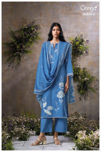 Ganga Ishmita 4805 Cotton Printed Embroidered Salwar Kameez