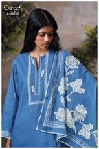 Ganga Ishmita 4805 Cotton Printed Embroidered Salwar Kameez