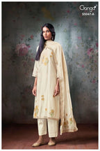 Ganga Ishvanshi 5047 Viscose Woven Silk Jacquard Salwar Kameez Collection