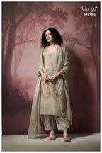 Ganga Ivella 4218 Bemberg Silk Jacquard Printed Salwar Kameez