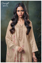 Ganga Jazel 5117 Cotton Satin Embroidered Salwar Kameez