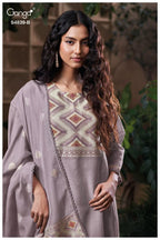 Ganga Jivara 4839 Viscose Woven Silk Jacquard Salwar Kameez Collection