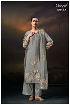 Ganga Kezra 4613 Viscose Hand Embroidered Salwar Kameez