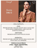 Ganga Kezra 4613 Viscose Hand Embroidered Salwar Kameez