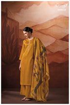 Ganga Lvessa 4885 Cotton Satin Printed Neck Salwar Kameez